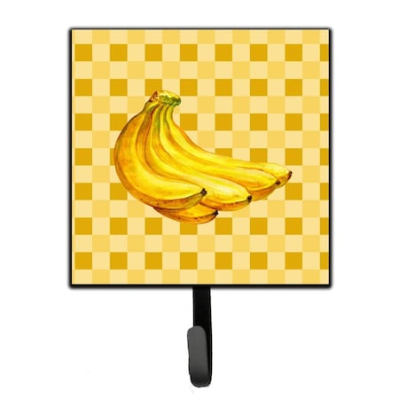 Carolines Treasures Banana Bunch on Basketweave Leash or Key Holder BB7222SH4